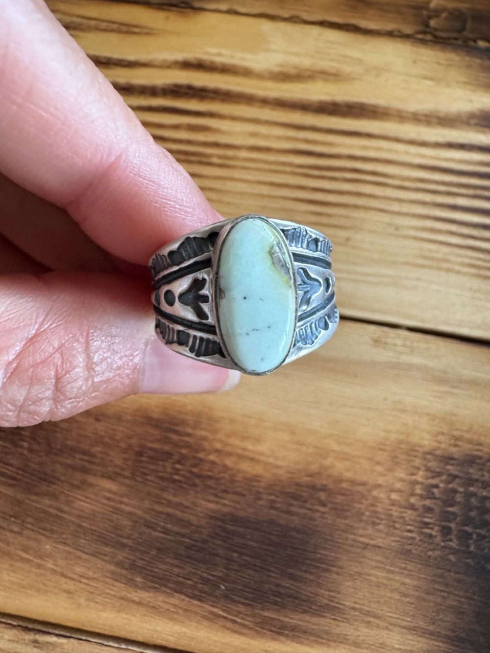 Native American Sterling Palomino Ring